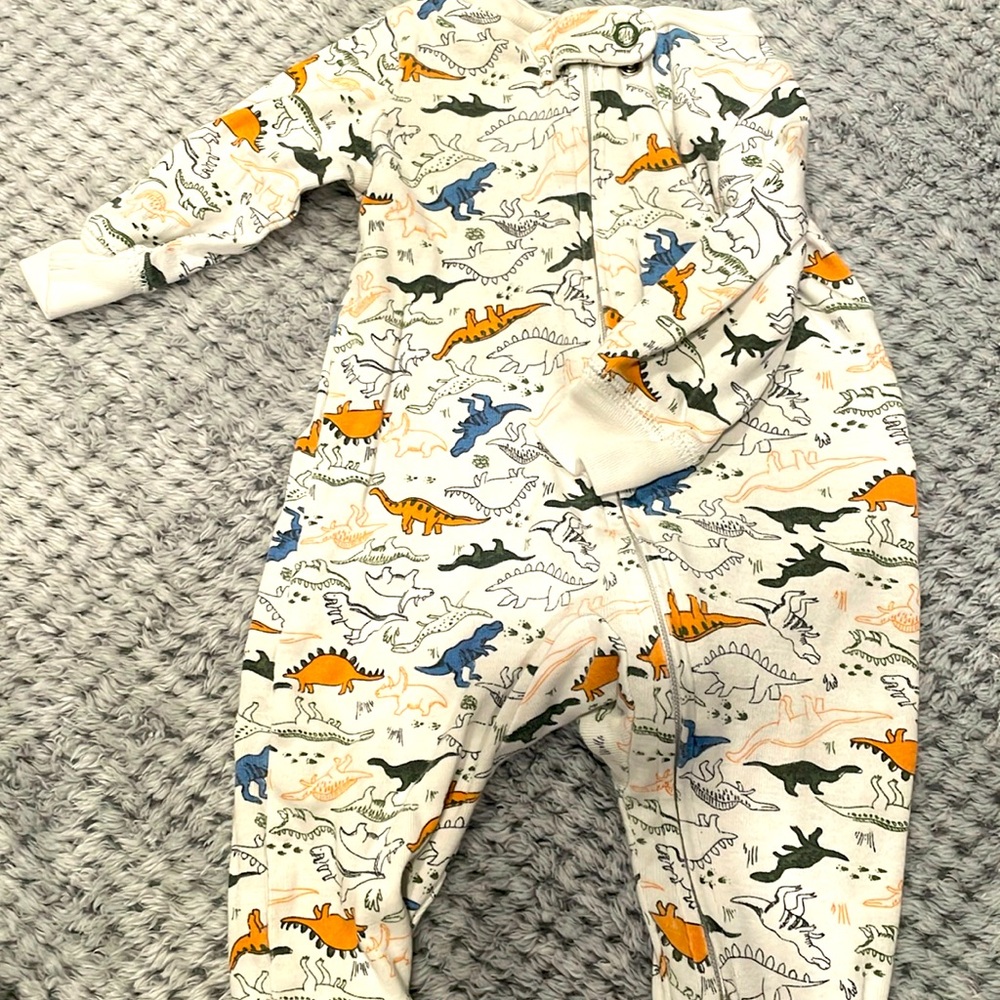 Unisex dinosaur onesie